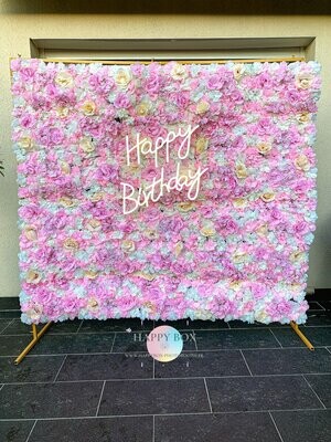 Mur de fleurs rose ou blanc Mur de fleurs rose ou blanc