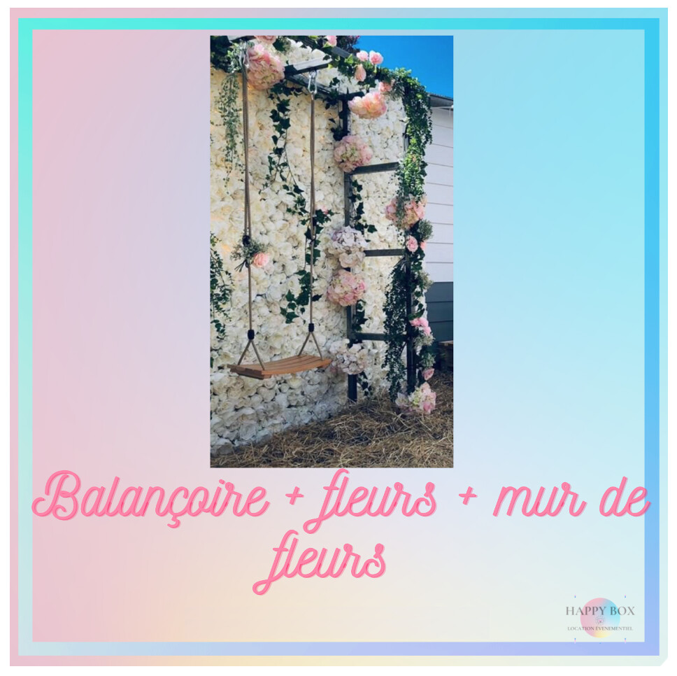 #PACK 2 - Balançoire + fleurs + mur de fleurs #PACK 2 - Balançoire + fleurs + mur de fleurs