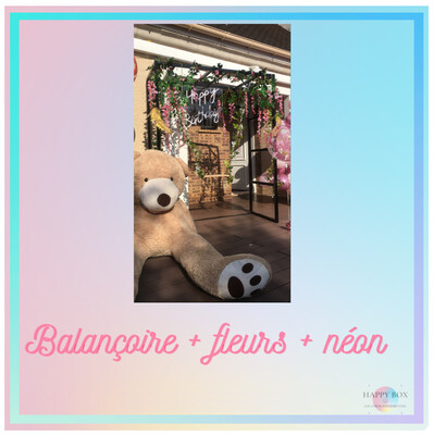 #PACK 3 - Balançoire + fleurs + néon #PACK 3 - Balançoire + fleurs + néon