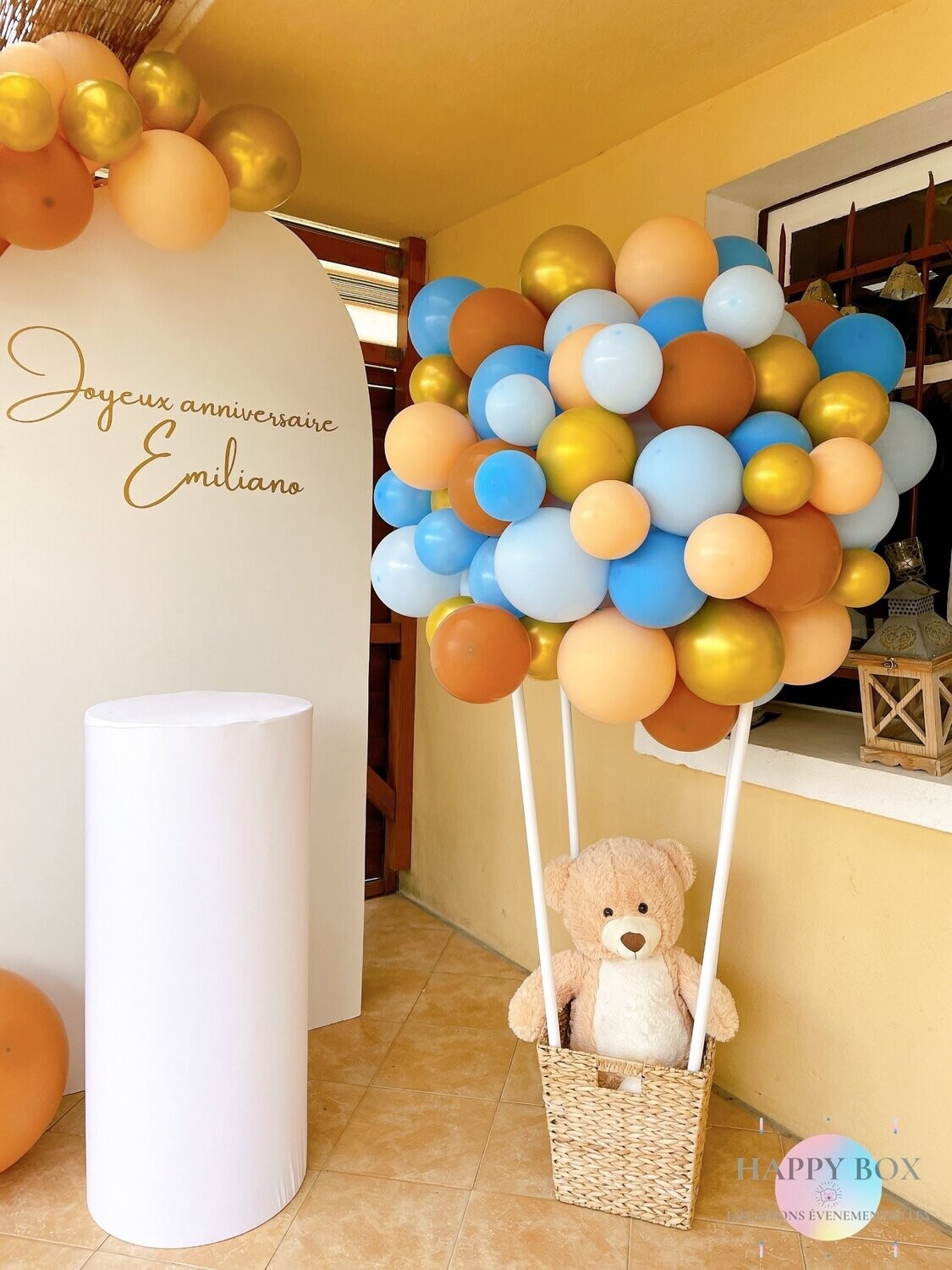 Montgolfière en ballons