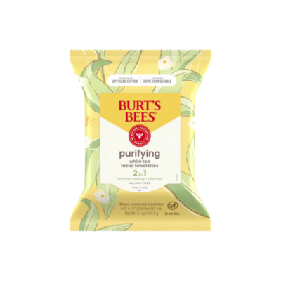 Burt`s Bees Facial Cleansing Towelettes white Tea 30 stck.