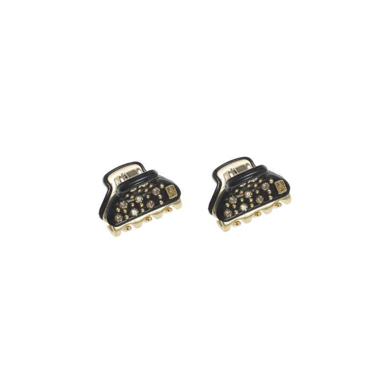 Alexandre de Paris Vendôme Haarklammer 1,8 cm XS mit Strass besetzt