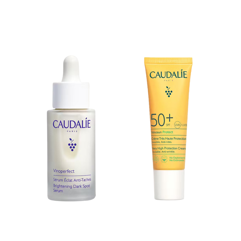 Caudalie Vinoperfect Serum für mehr Ausstrahlung & Anti Pigmentflecke 30 ml (Sommer-Duo gegen Pigmentflecken )