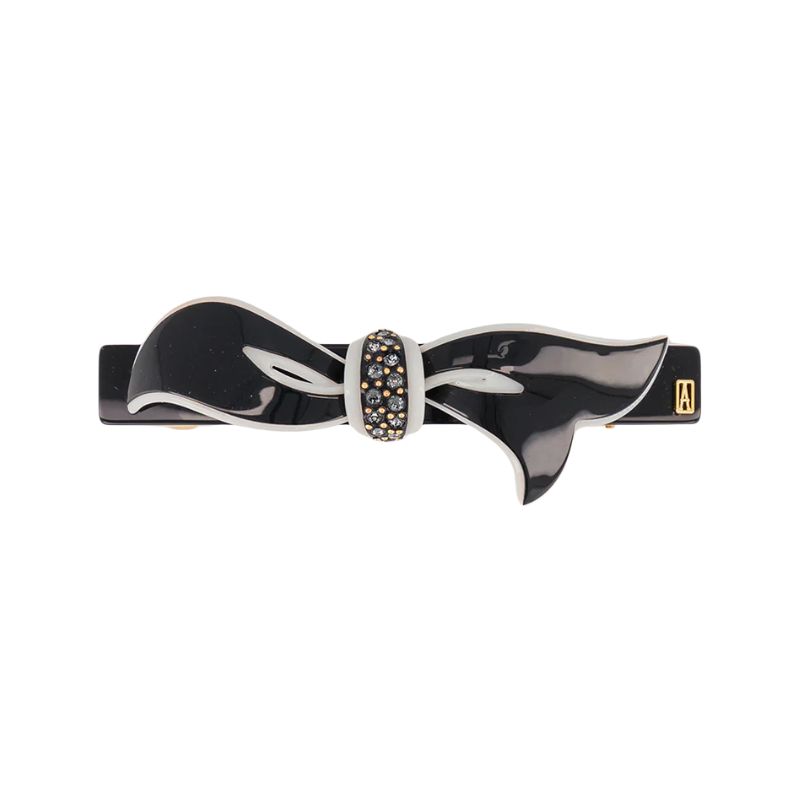 Alexandre de Paris Noeud Royal Barrette 8 cm Noeud Strass