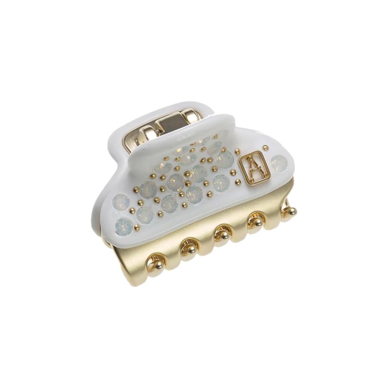 Alexandre de Paris  Pinces Vendome Baby 3 cm pave de strass