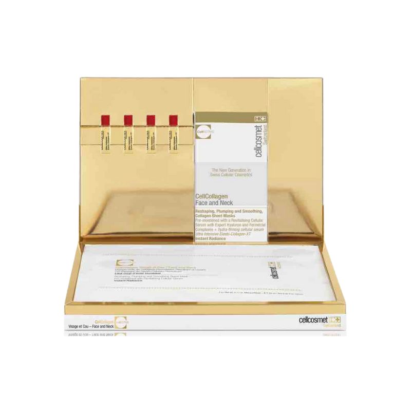 Cellcosmet CellEctive Cellcollagen Face and Neck Mask 4 Stck.