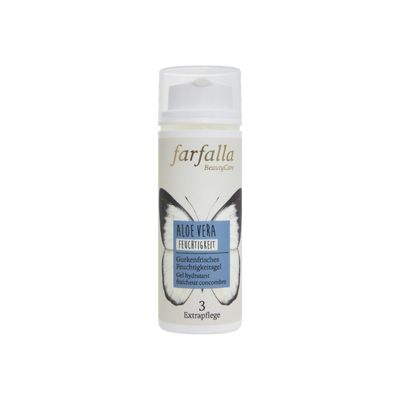 Farfalla Aloe Vera Gurkenfrisches Feuchtigkeitsgel Feuchtigkeit 50 ml