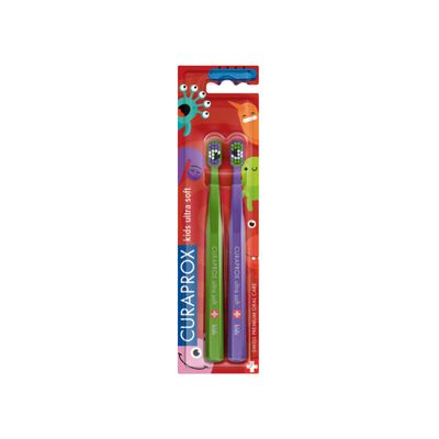 Curaprox Kinderzahnbürste Little Bacteria Edition 2 Stk Curaprox Kinderzahnbürste Little Bacteria Edition 2 Stk