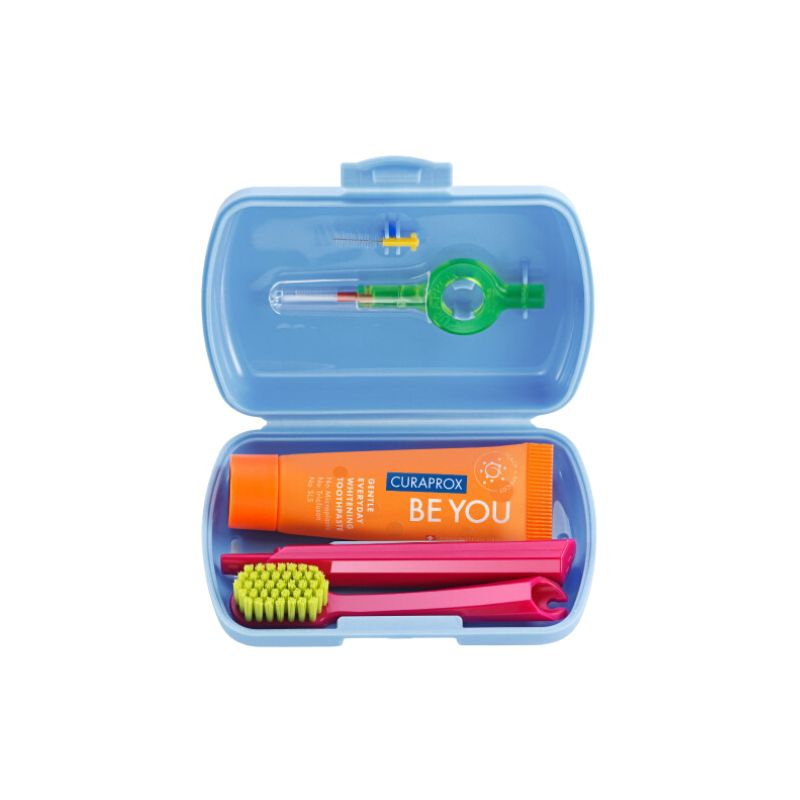 Curaprox Travel-Set blau