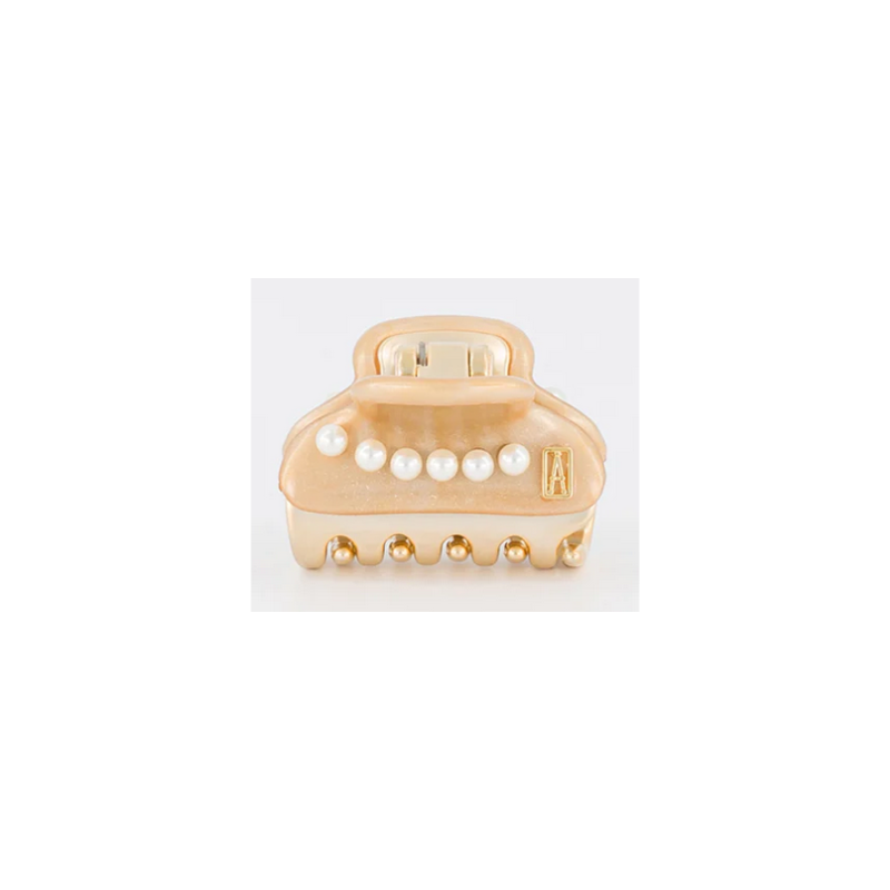 Alexandre de Paris Vendôme 3 cm Baby Haarklammer 1 Linie Perlen Alexandre de Paris Vendôme 3 cm Baby Haarklammer 1 Linie Perlen