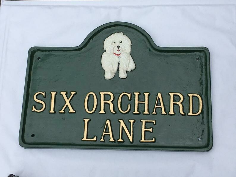 Colonial Style House Numbers, Personalized House Number Plaque, Address Sign, vintage House nameplate
