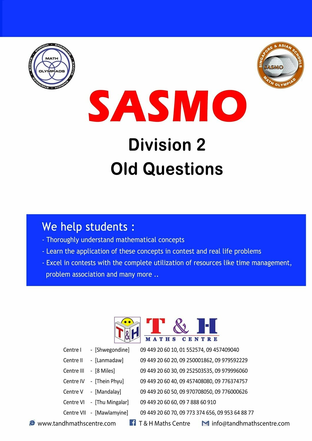 SASMO (GRADE 2) 2013 to 2019