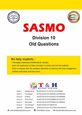 SASMO (GRADE 10) 2017 to 2019