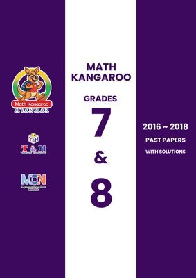 Kangaroo (Cadet) Grade 7 & 8 (2016 to 2018) Kangaroo (Cadet) Grade 7 & 8 (2016 to 2018)