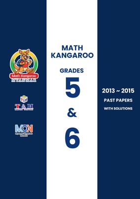 Kangaroo (Benjamin) Grade 5 &amp; 6 (2013 to 2015)