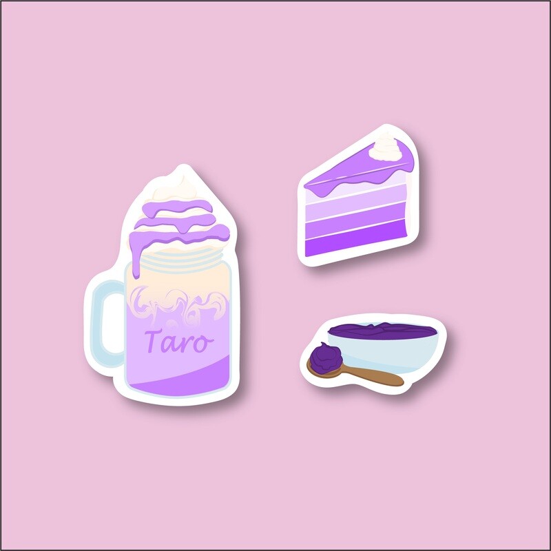 Ube MIlk Individual Sticker Set