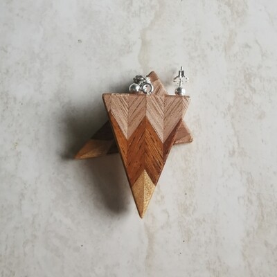 RARANGA 10 - Wood & Sterling Silver RARANGA 10 - Wood & Sterling Silver