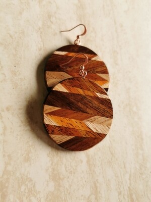PEGASUS 1 - Handmade Wooden Earrings PEGASUS 1 - Handmade Wooden Earrings