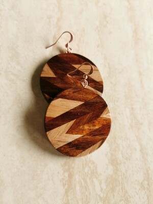 PEGASUS 2 - Handmade Wooden Earrings PEGASUS 2 - Handmade Wooden Earrings