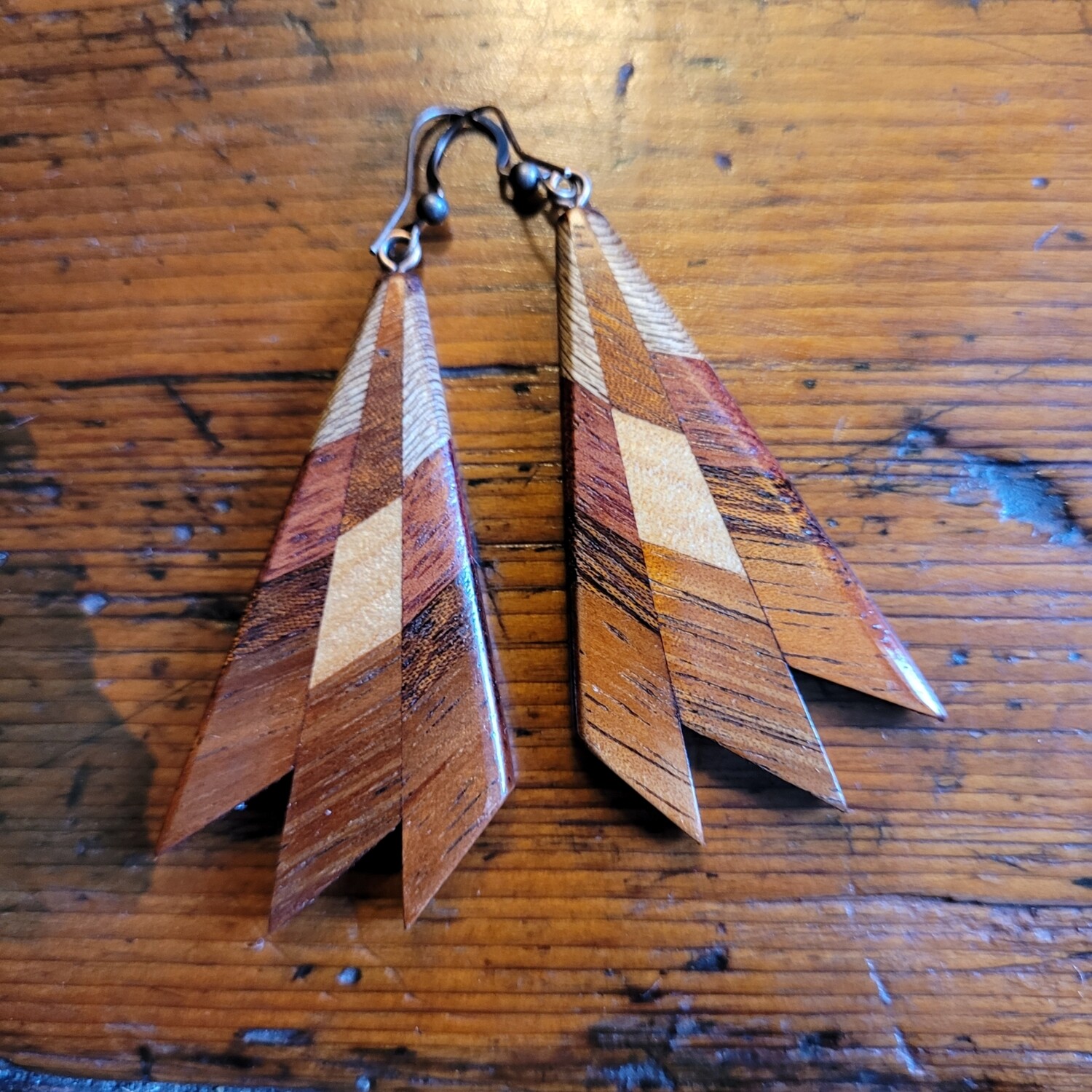 MIROMIRO 34 - Handmade Wooden Earrings 