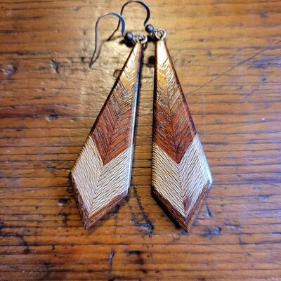RAU 2 - Handmade Wooden Earrings 