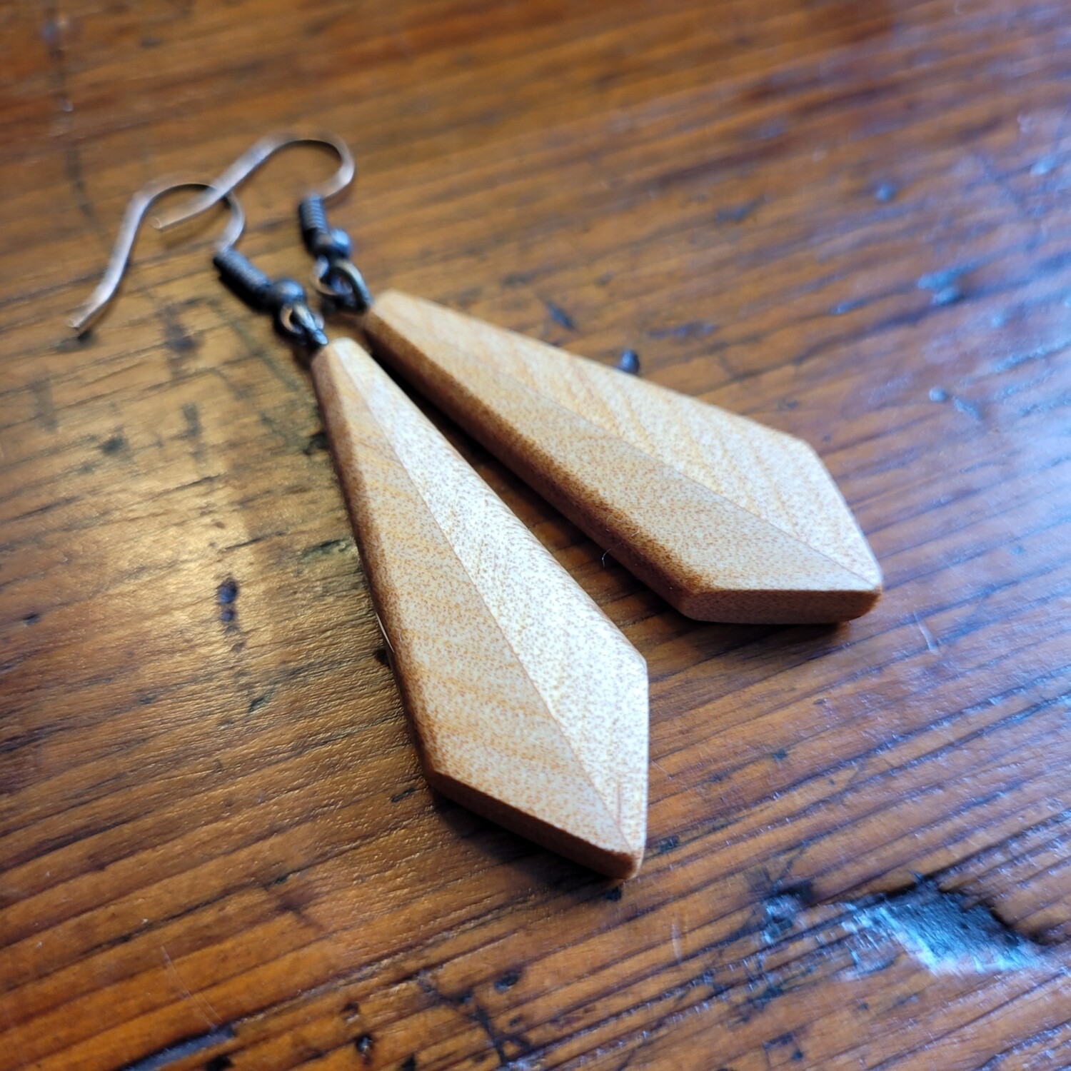 MINI KAURI - Handmade Wooden Earrings 