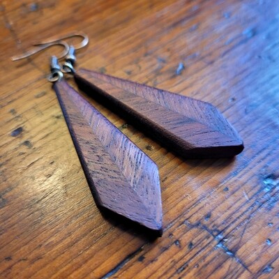 MINI JARRAH - Handmade Wooden Earrings 