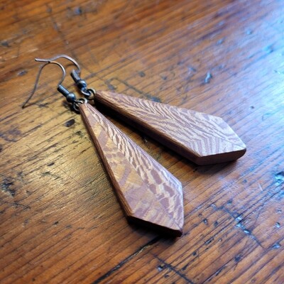 MINI REWAREWA - Handmade Wooden Earrings 