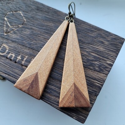 SUNRISE - Handmade Wooden Earrings 