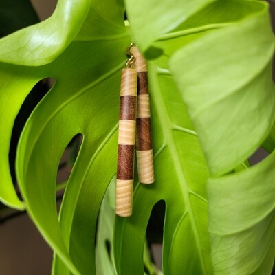 PIUPIU 1 - Handmade Wooden Earrings