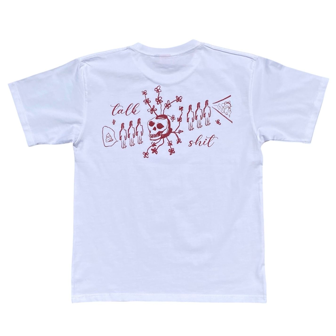 Talk Shit Tee | White