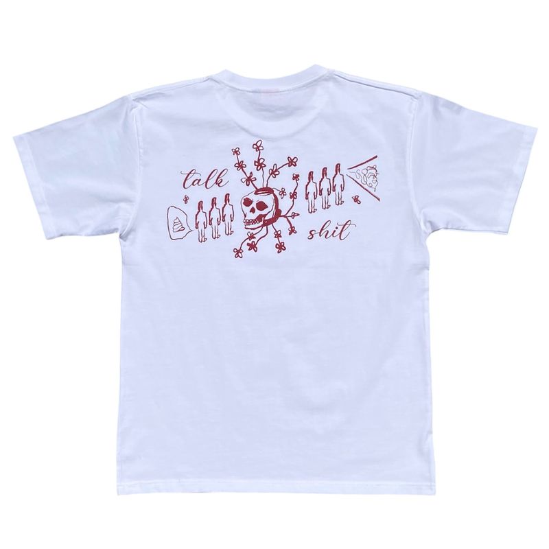 Talk Shit Tee | White