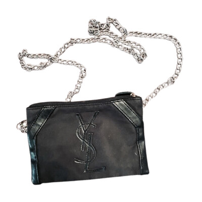 YSL Waist/shoulder Bag With Silver Chain Strap
