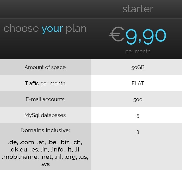 Starter Hosting Service