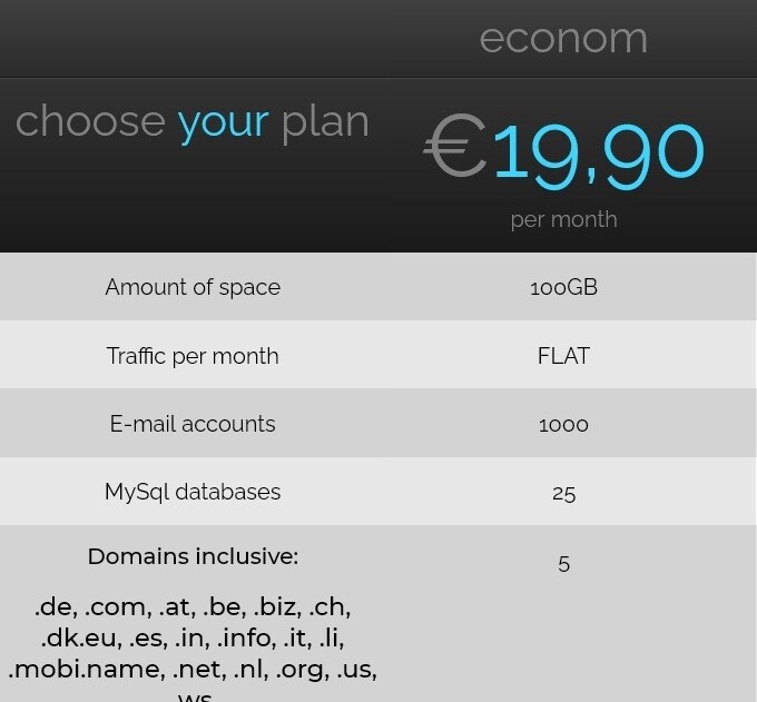 Econom Hosting Service