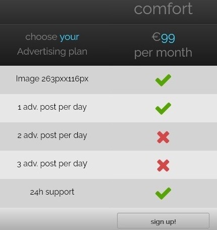 Comfort Advertising Service