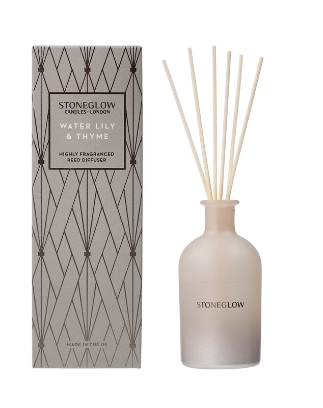 Geometric - NEW Water Lily &amp; Thyme Reed Diffuser