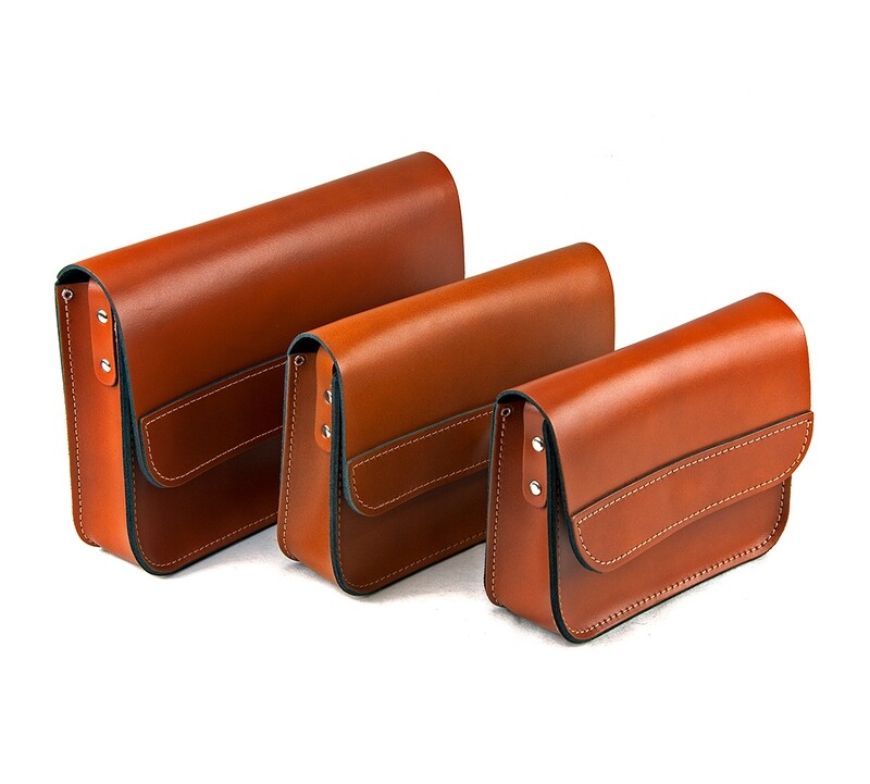 Real Leather Crossbody Large size Bag 9 inch