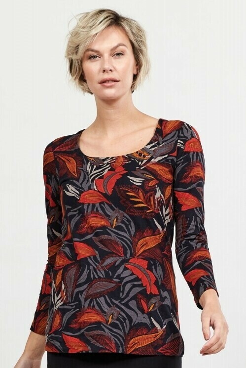Dancing Leaves Organic Cotton Long Sleeved Top