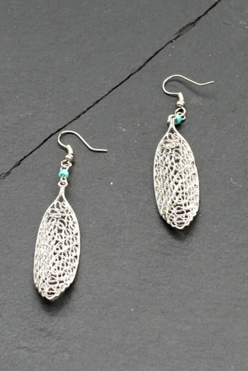Leaf Charm Earrings