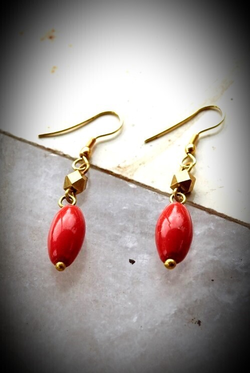 Drop Bead Earrings
