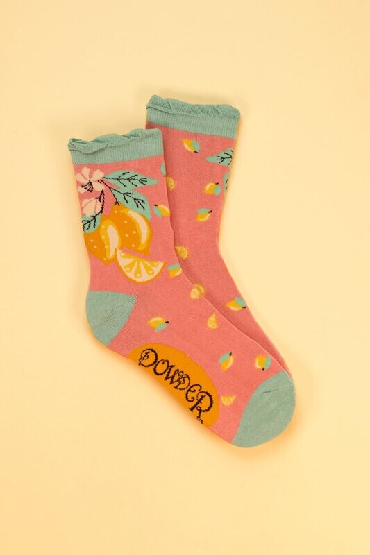Lovely Lemons Ankle Socks
