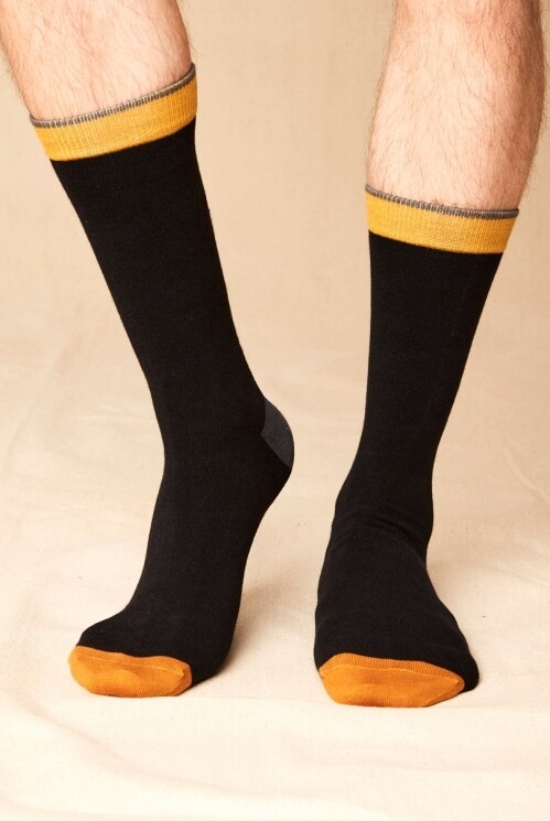 Men&#39;s Organic Cotton Plain Socks