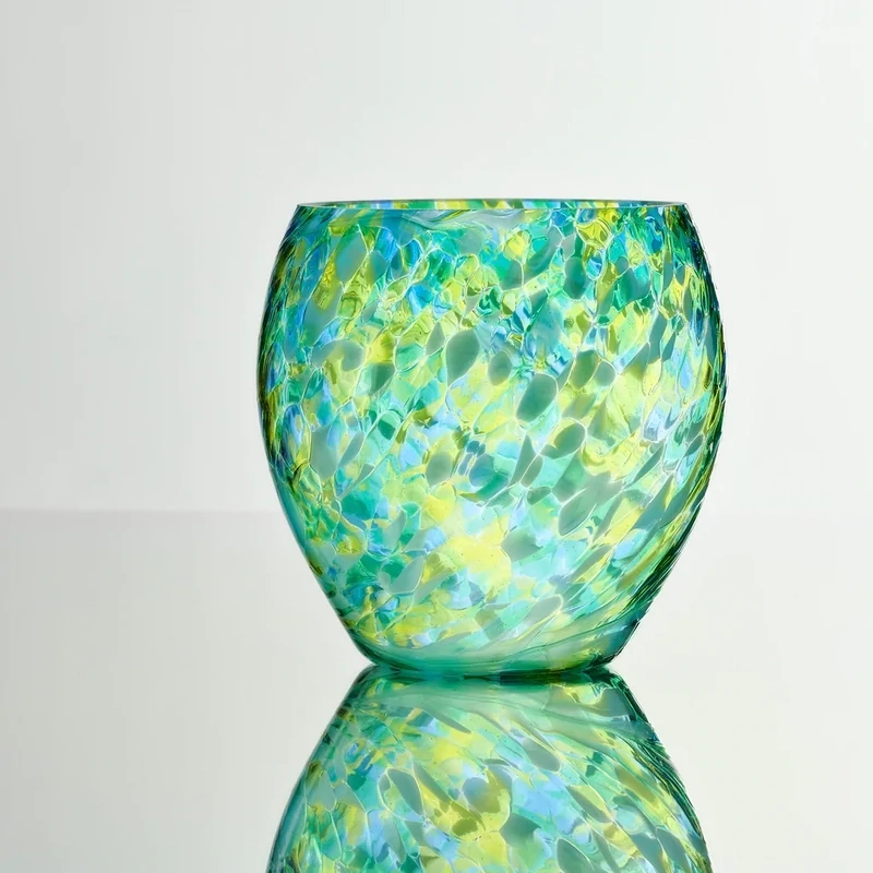 SELF WATERING PLANT POT BLUE GREEN
