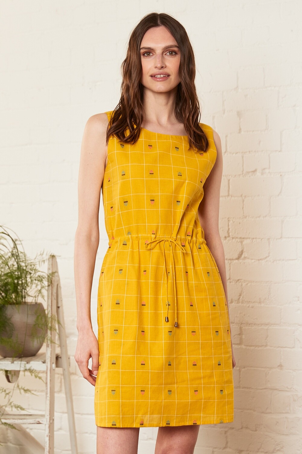 Drawstring Tunic Dress