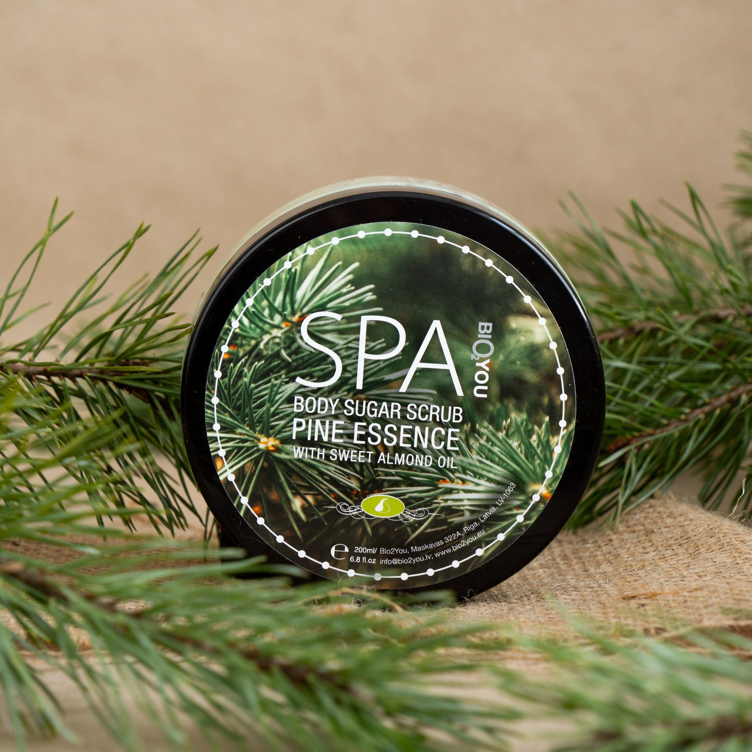 Body sugar scrub Pine essence 200ml
