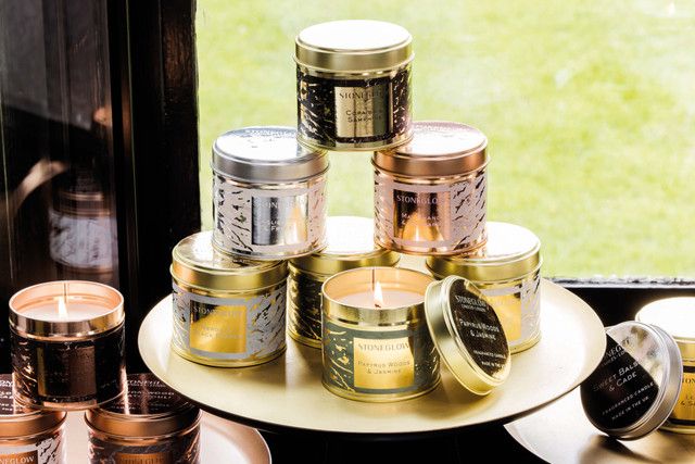 Luna - Papyrus Woods &amp; Jasmine - Scented Candle Tin