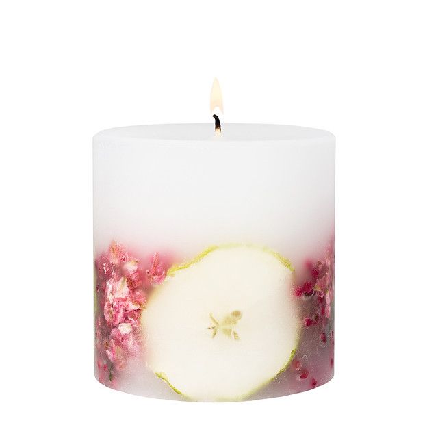 Apple Blossom Pillar Candle