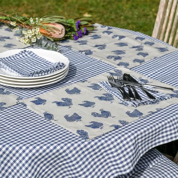 Henrietta Placemat Set of 4 Blueberry