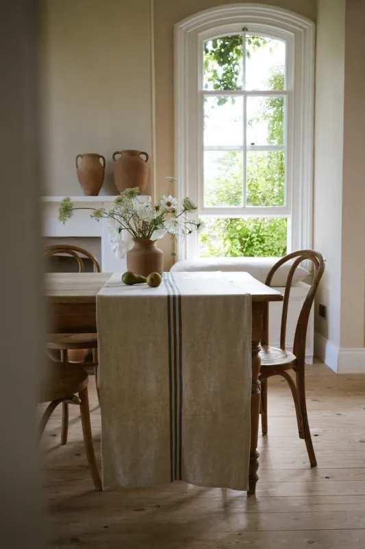 The Timeless Linen Table Runner 220 x 55cm